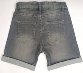 Boys grey denim short